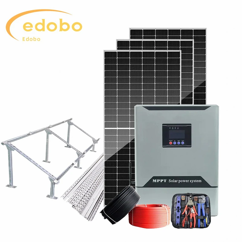 Komplett solcellepanelsystem