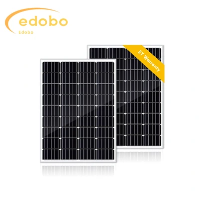 100w bærbare solcellepaneler for system