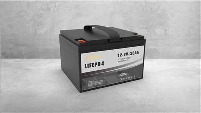 24v litiumionbatteri 12,8v 20ah