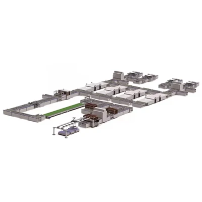 500MW produksjonslinje for solcellepanelkomponenter