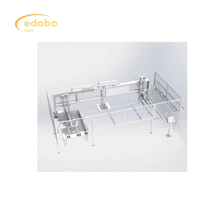 Solcellepanelproduksjon Automatisk glasslasting